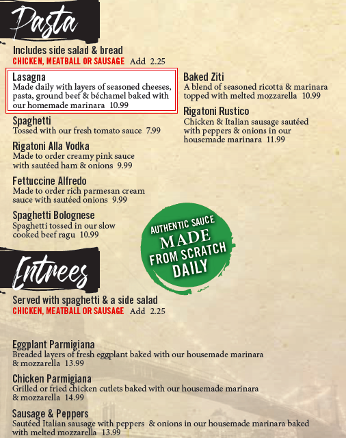 Memphis Pizza Menu Little Italy Midtown Little Italy Midtown